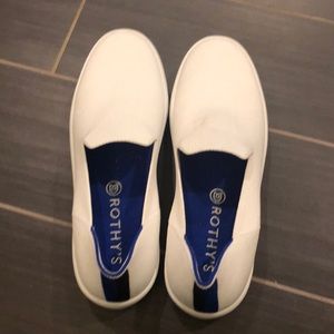 Rothy’s white sneakers, size 9